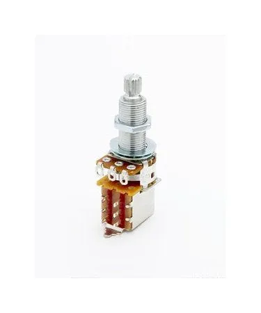 Alpha 500K Push/Pull Pot, Audio (Log) Taper, 3/4 Inch (19mm) Long Threaded Bushing