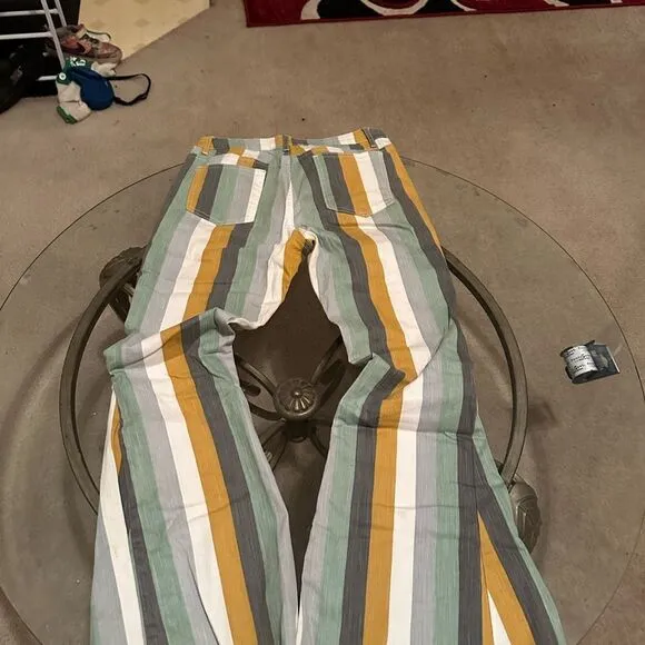 Alter’d State Striped flare jeans
