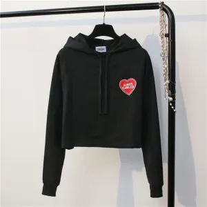 ALWAYS FLAWLESS Crop Hooded Shirt