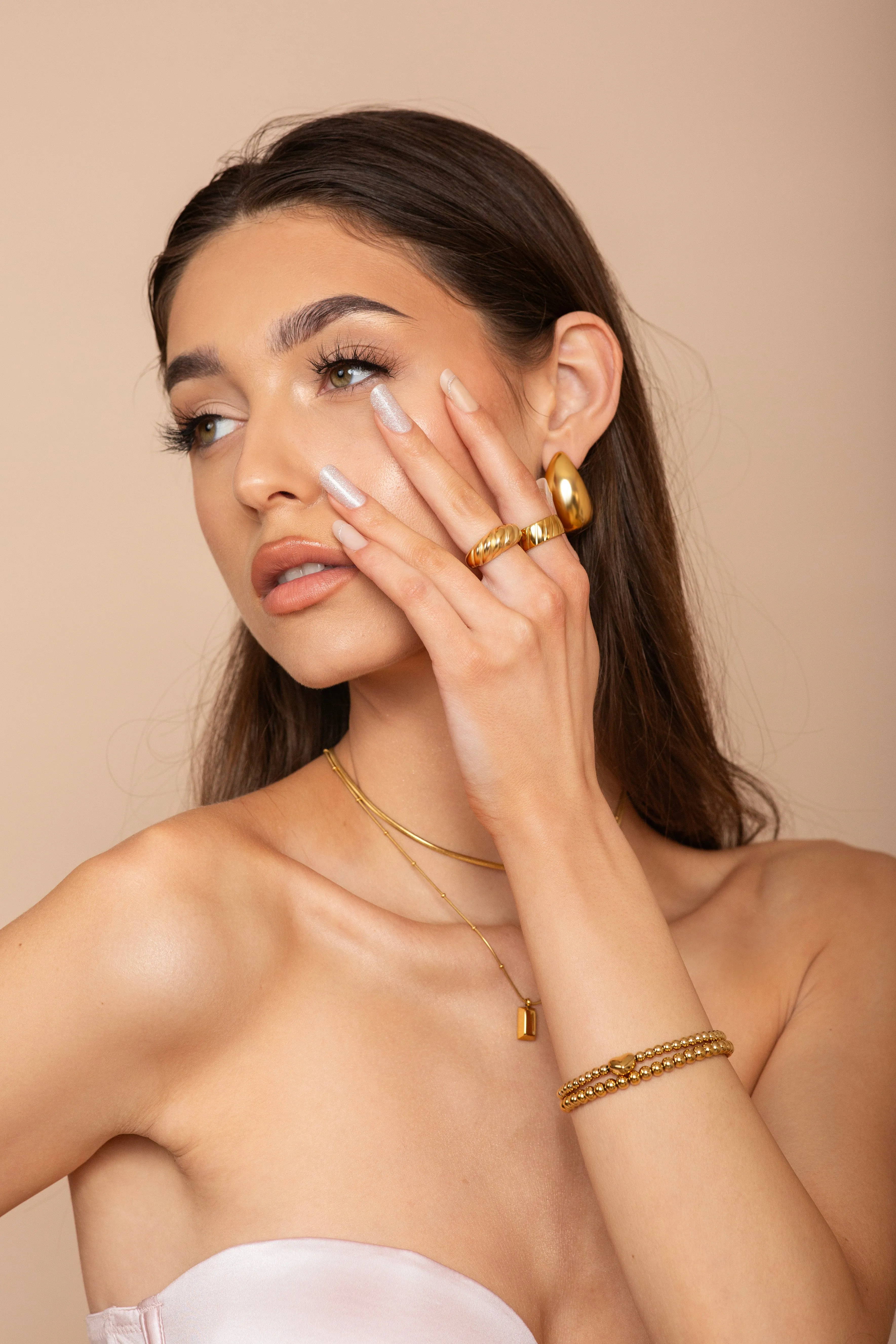 Amara Gold Bead Bracelet