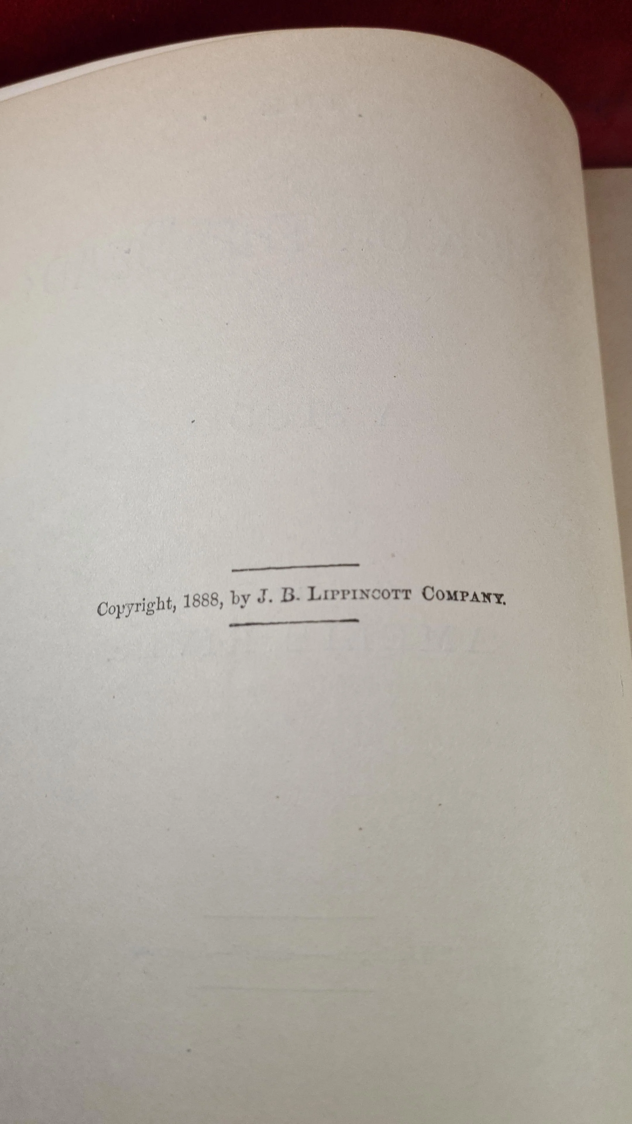 Amelie Rives - The Quick or The Dead, Lippincott Number 244, April 1888