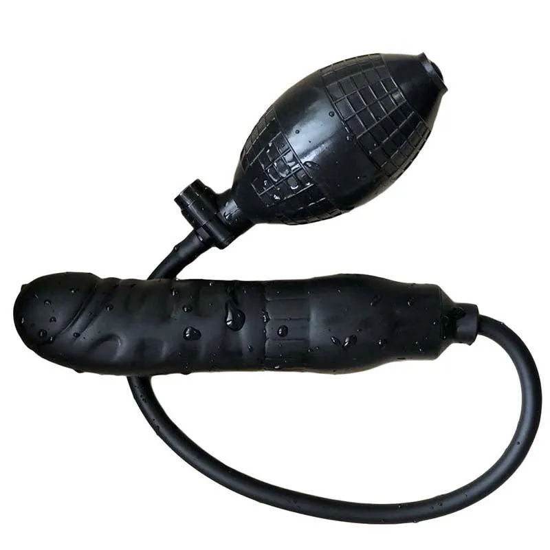 Anal plug Unisex Silicone Inflatable Air Bag Waterproof Adult Massager