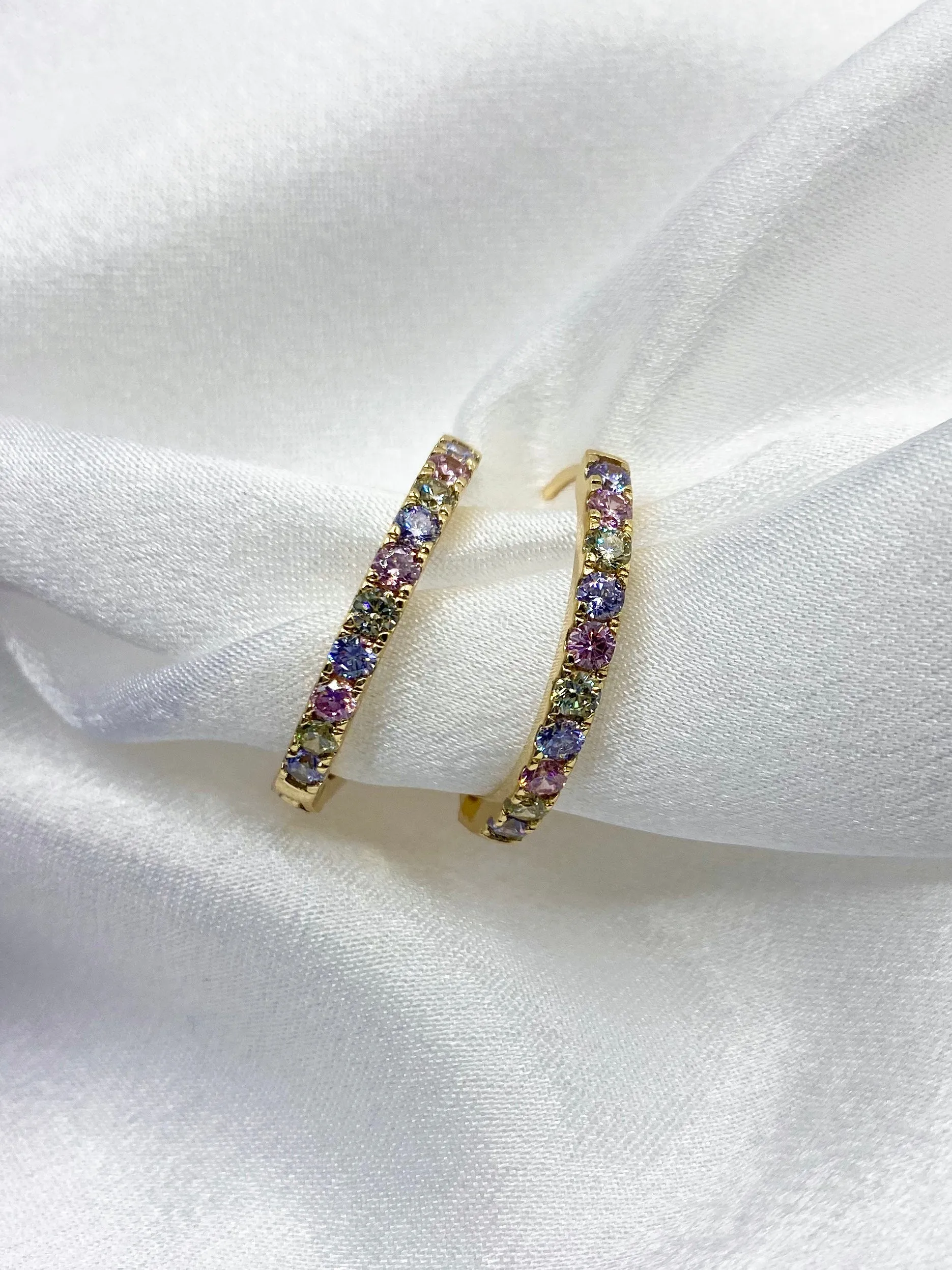 Angel Pastel Hoops