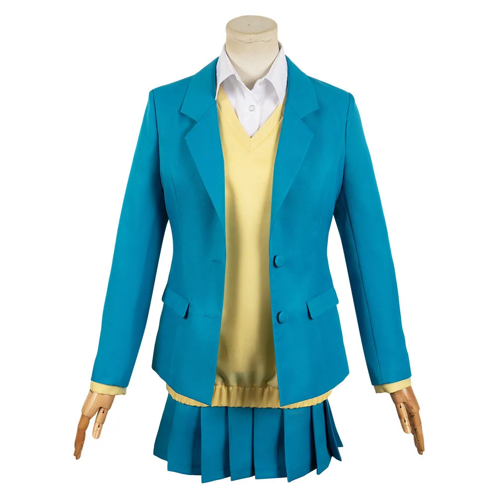 Ao no Hako Kano Chinatsu Blue School Uniform Set Cosplay Costume Outfits