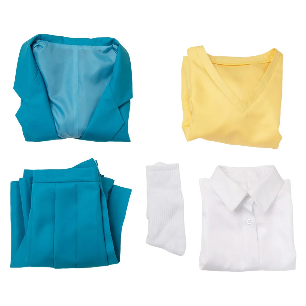 Ao no Hako Kano Chinatsu Blue School Uniform Set Cosplay Costume Outfits