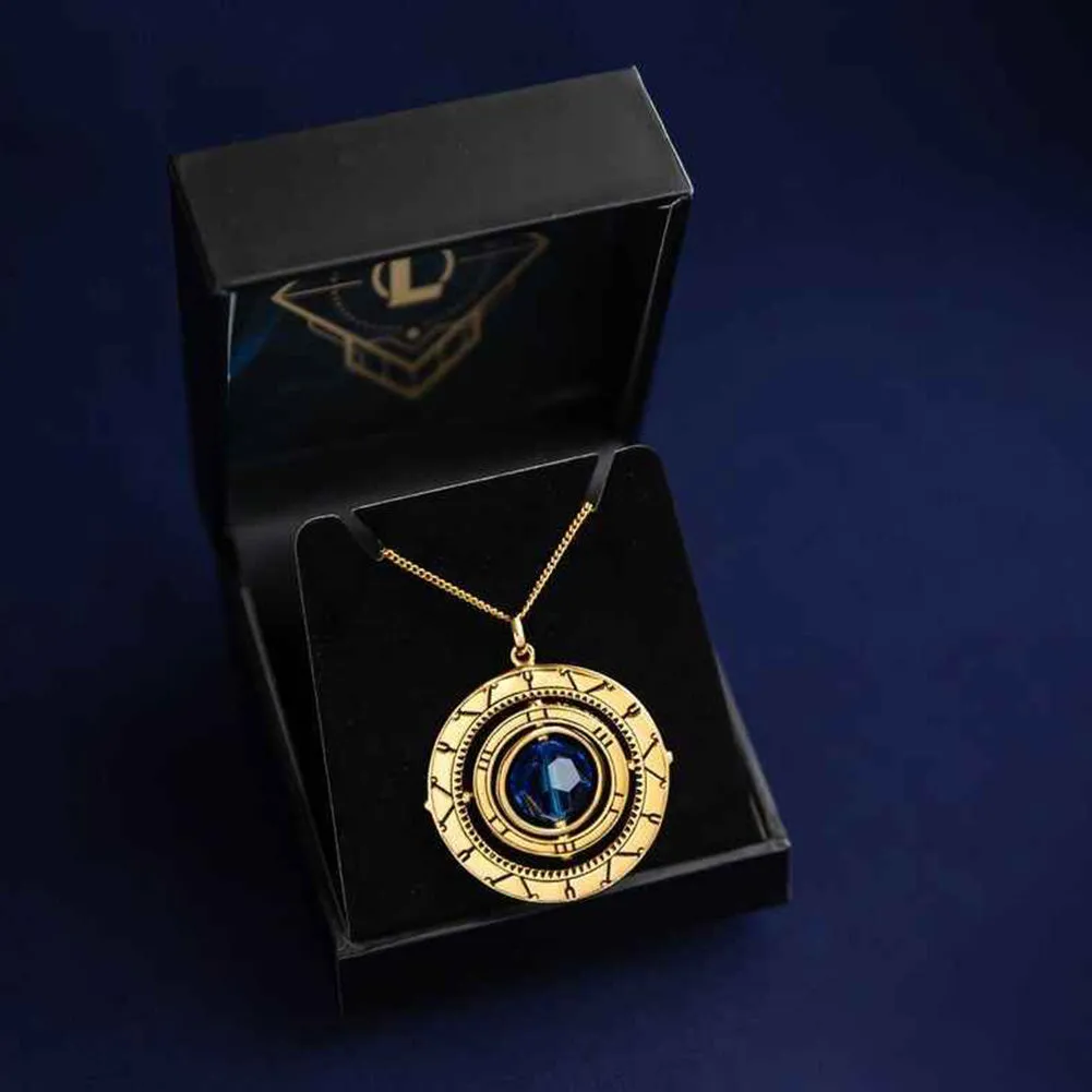 Arcane League of Legends Season 2 Necklace Hextech Unisex Golden Necklace Halloween Carnival Accessories