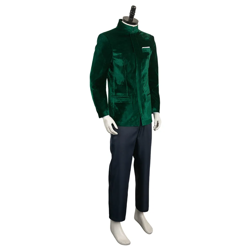 Argylle Official Trailer 2024 Secret Service Green Suit Cosplay Costume Outfits Halloween Carnival Suit