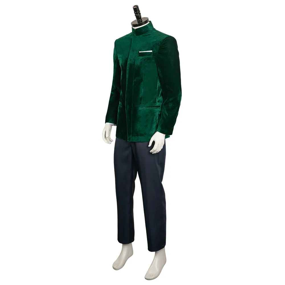 Argylle Official Trailer 2024 Secret Service Green Suit Cosplay Costume Outfits Halloween Carnival Suit
