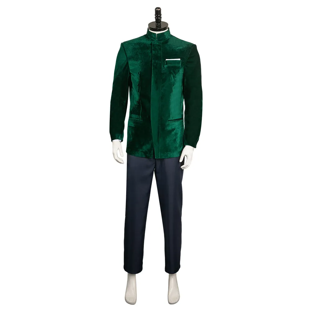 Argylle Official Trailer 2024 Secret Service Green Suit Cosplay Costume Outfits Halloween Carnival Suit