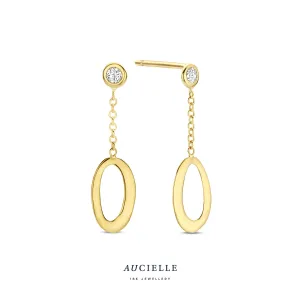 Aucielle - Boucles d'oreilles - Or Jaune et Zircons (AE0115C)