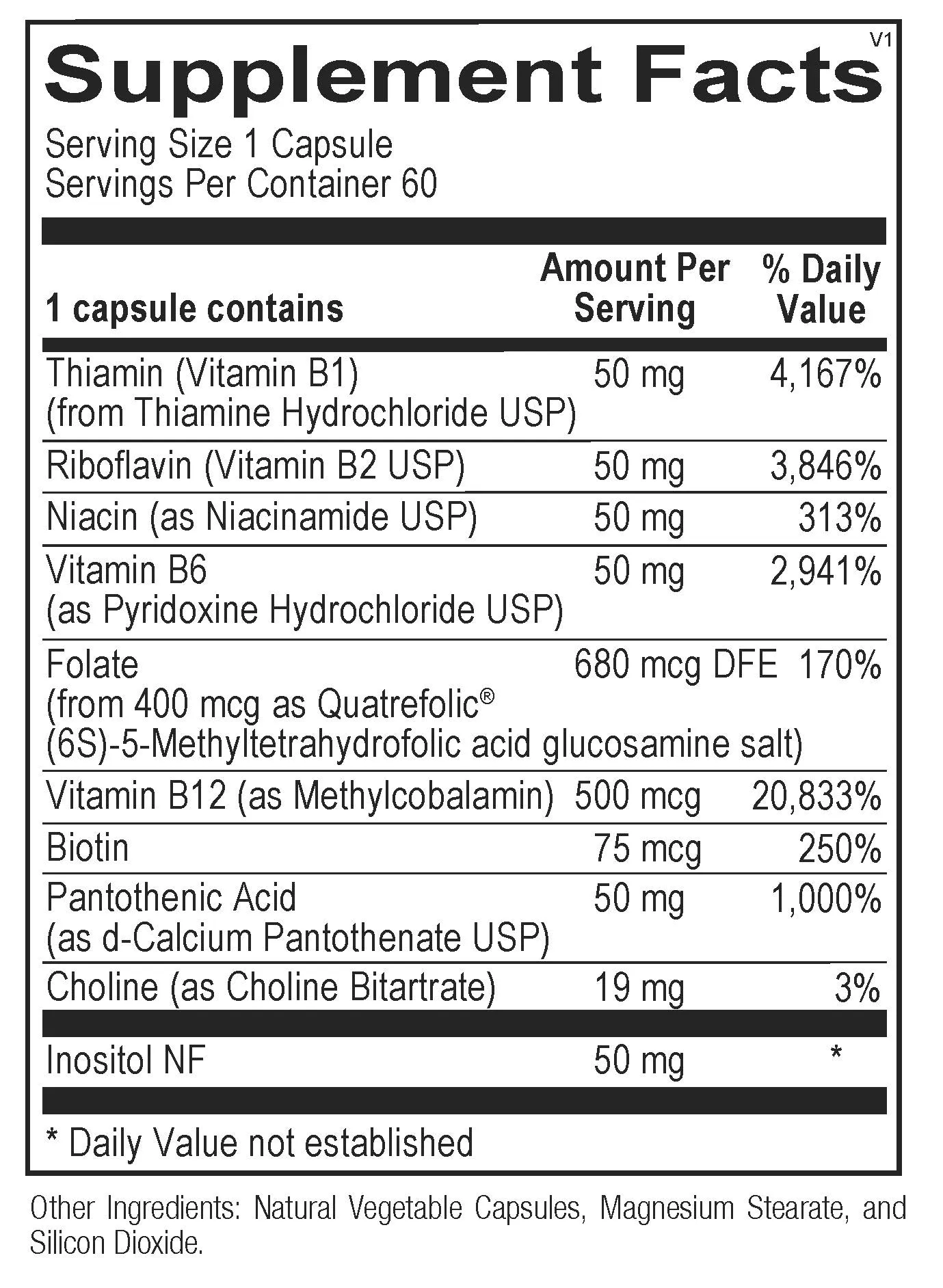 B Energetic - Multi B Complex by Bright Path Wellness - Gluten Free