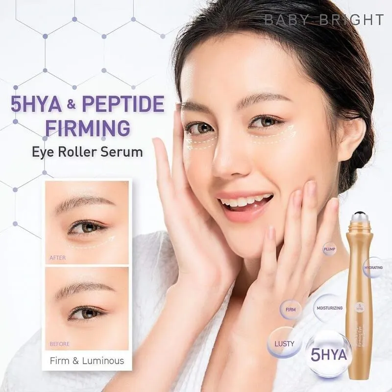 Baby Bright 5HYA & Peptide Firming Eye Roller Serum 15ml