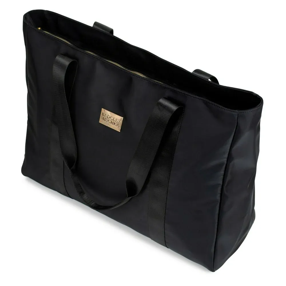 Badgley Mischka Nylon Weekender Tote Bag