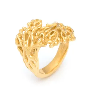 Bague Giovanni Raspini - Corail, Plaqué or (11925)