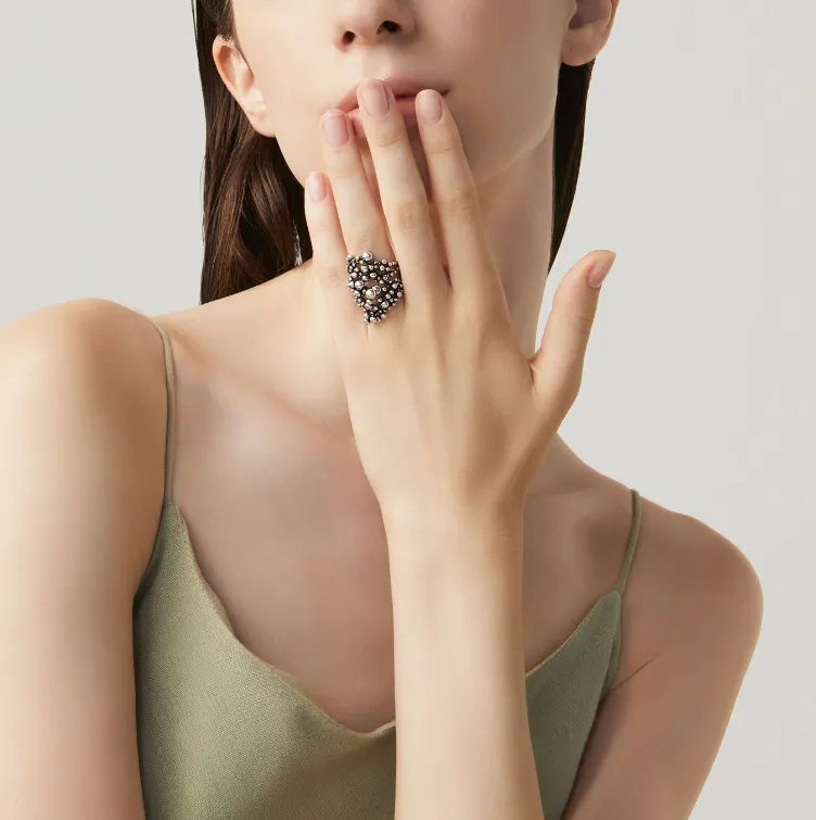 Bague Giovanni Raspini - Perlage, Argent (09535)