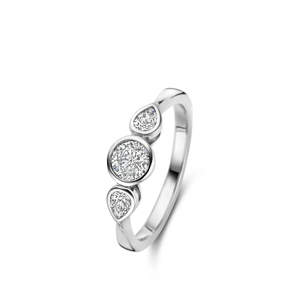 Bague Naiomy - Argent et zircons (N4L57)