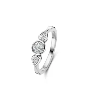 Bague Naiomy - Argent et zircons (N4L57)