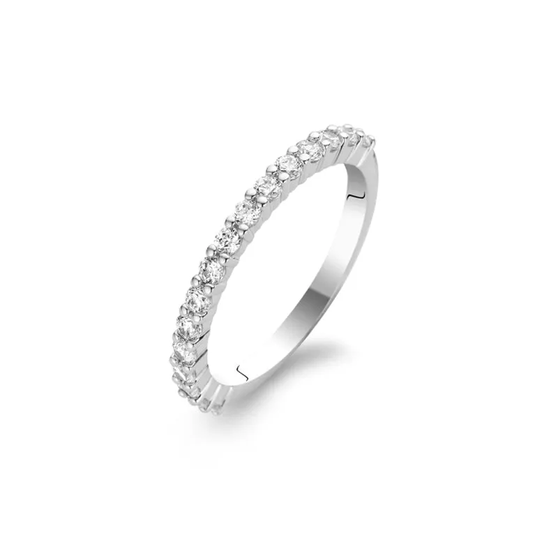 Bague TI SENTO - Argent, zircons (1918ZI)
