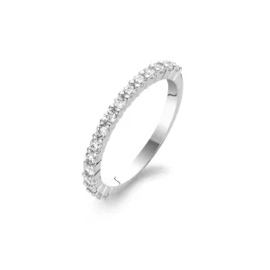 Bague TI SENTO - Argent, zircons (1918ZI)