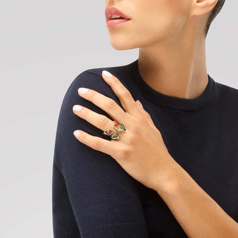 Bague UNA STORIA - Papillon, Argent et zircons (BG121184)