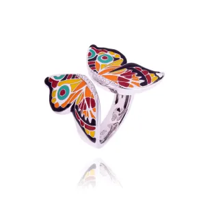 Bague UNA STORIA - Papillon, Argent et zircons (BG121184)