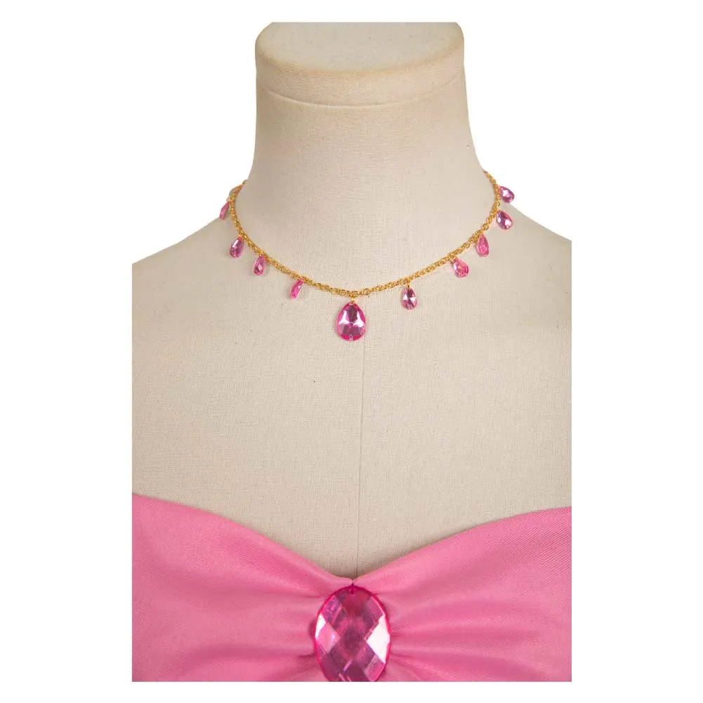 Barbie Corinne Pink Dress Cosplay Costume Halloween Carnival Suit