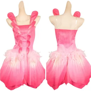 Barbie Elina Pink Petal Suit Cosplay Costume Outfits Halloween Carnival Suit