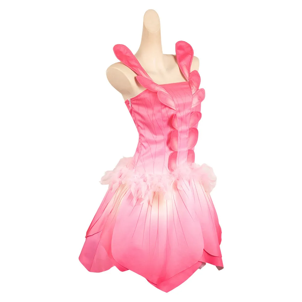 Barbie Elina Pink Petal Suit Cosplay Costume Outfits Halloween Carnival Suit