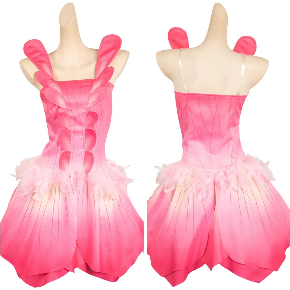 Barbie Elina Pink Petal Suit Cosplay Costume Outfits Halloween Carnival Suit