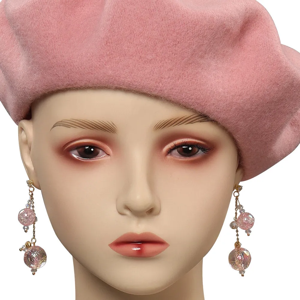 Barbie Hat Earring Bowknot Cosplay Halloween Carnival Accessories Gifts