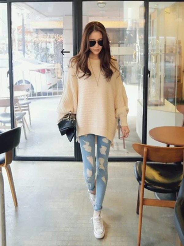 batwing side zipper top