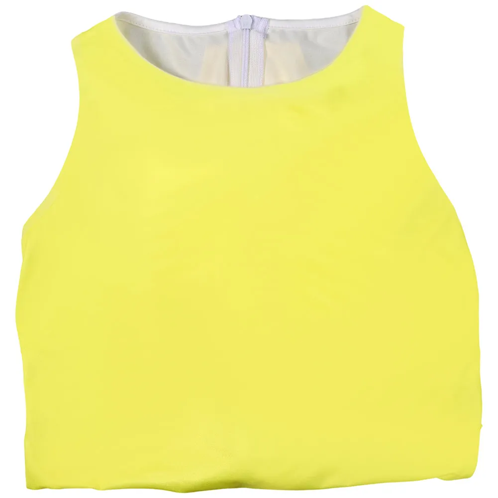 Baywatch Yellow One Piece Swimsuit Swimwear Cosplay Costume Outfits