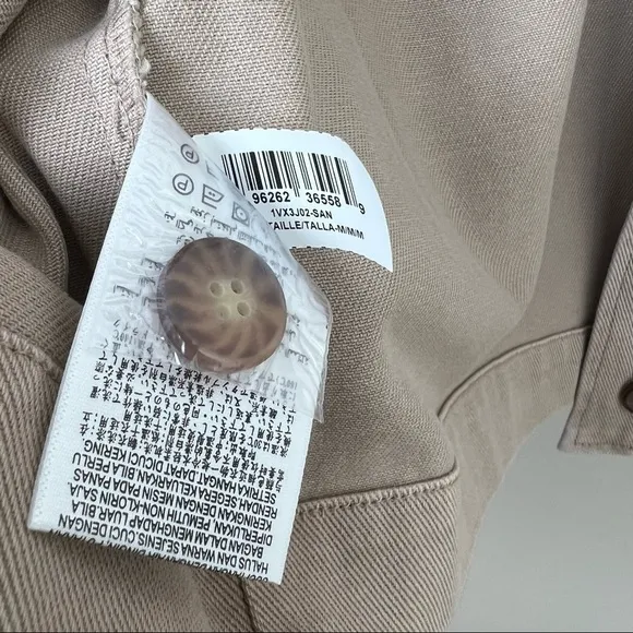 BCBGeneration Crop Cotton Twill Jacket