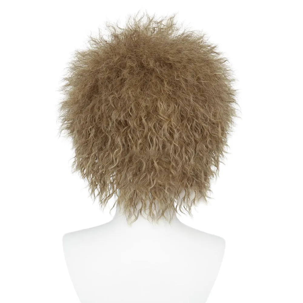 Beetlejuice Short Wig Heat Resistant Synthetic Hair Cosplay Carnival Halloween Props