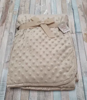 Beige Dimple Embossed Baby Wrap/Blanket