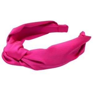 Bellefixe Knotted Headband - Hot Pink