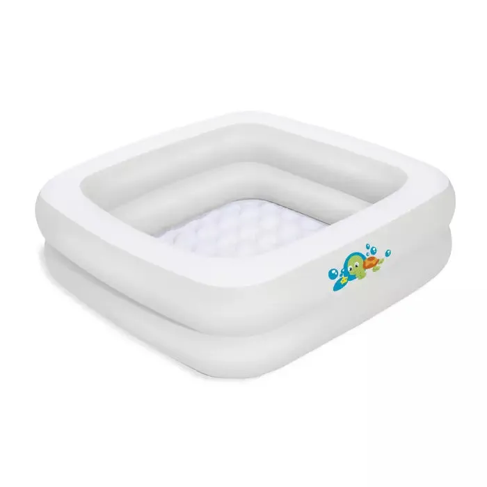 Bestway 34" X 34" X 10"/86CM X 86CM X 25CM Scrub-A-Dub Baby Tub (Contents:1 tub, repair patch)
