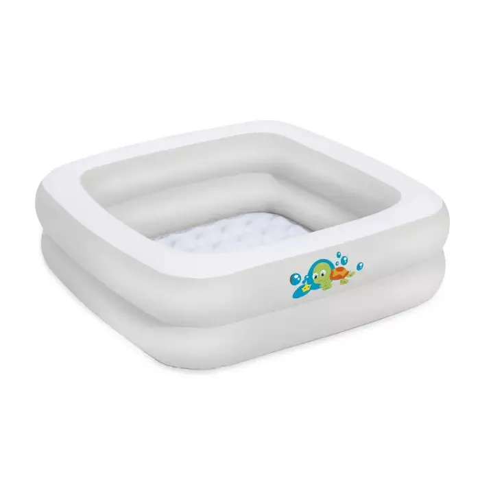 Bestway 34" X 34" X 10"/86CM X 86CM X 25CM Scrub-A-Dub Baby Tub (Contents:1 tub, repair patch)