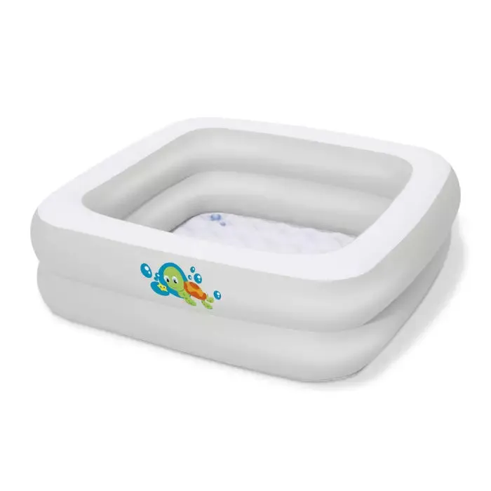 Bestway 34" X 34" X 10"/86CM X 86CM X 25CM Scrub-A-Dub Baby Tub (Contents:1 tub, repair patch)
