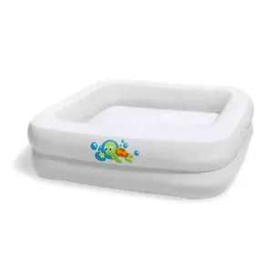 Bestway 34" X 34" X 10"/86CM X 86CM X 25CM Scrub-A-Dub Baby Tub (Contents:1 tub, repair patch)