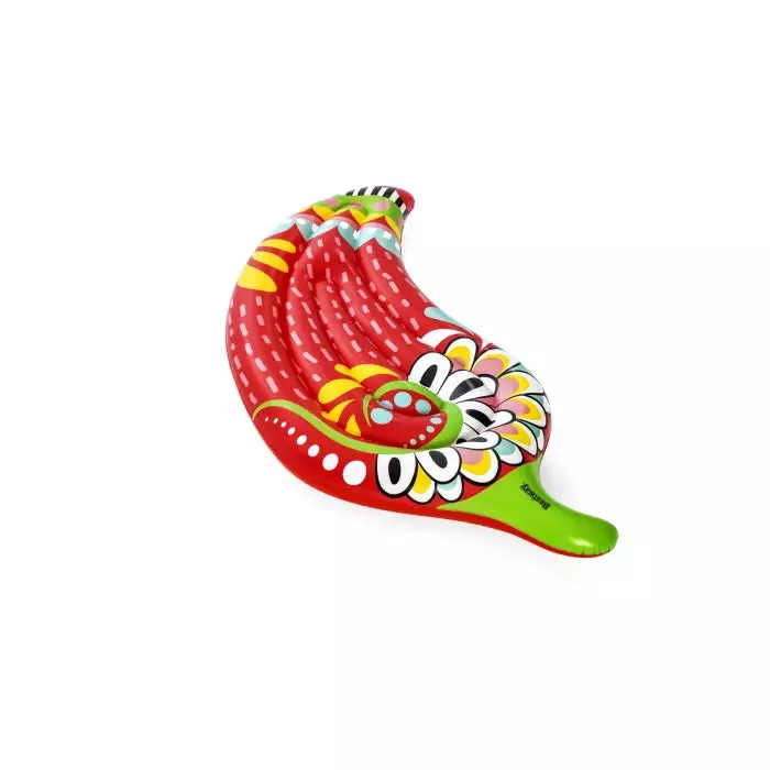 Bestway 6'5" X 39"/1.95M X 99CM Flirty Fiesta Pepper Lounge (Contents:1 lounge, repair patch)