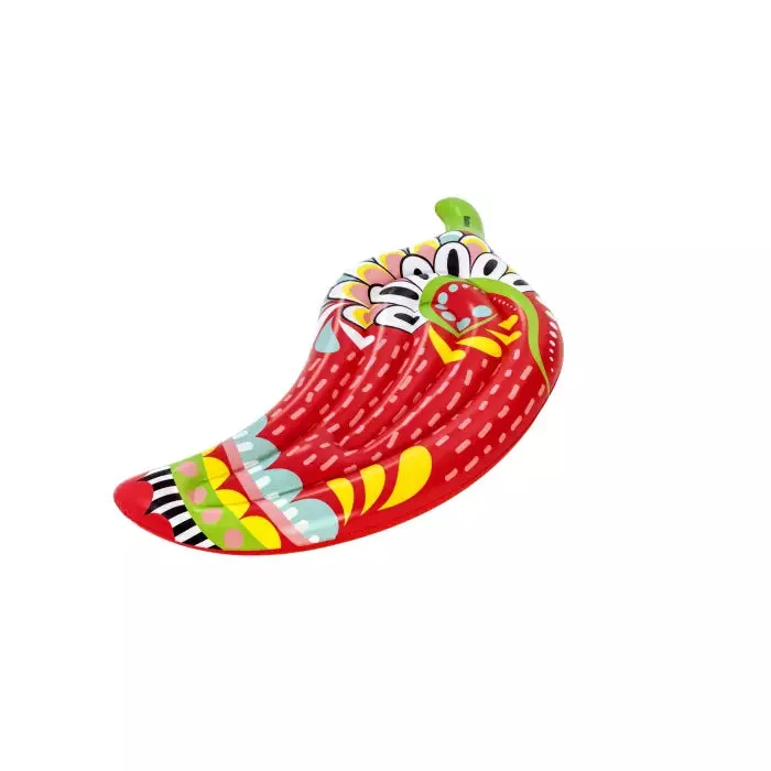 Bestway 6'5" X 39"/1.95M X 99CM Flirty Fiesta Pepper Lounge (Contents:1 lounge, repair patch)