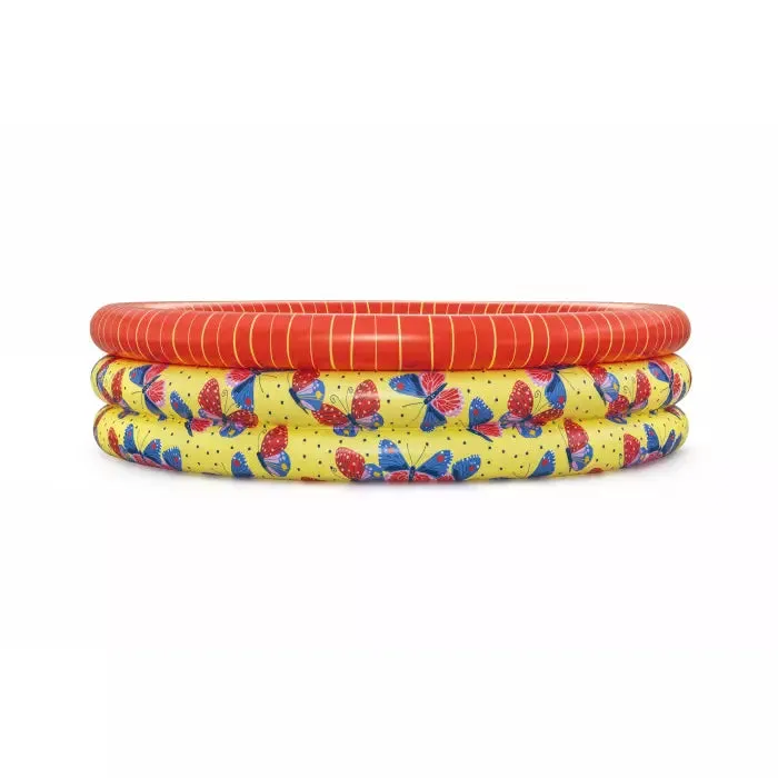 Bestway Φ66" X H15"/Φ1.68M X H38CM Beautiful Butterfly Play Pool (Contents:1 pool, repair patch)