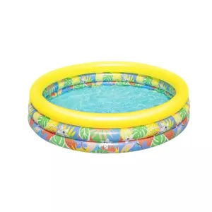 Bestway Φ66" X H15"/Φ1.68M X H38CM Floral Paradise Play Pool(Contents:1 pool, repair patch)