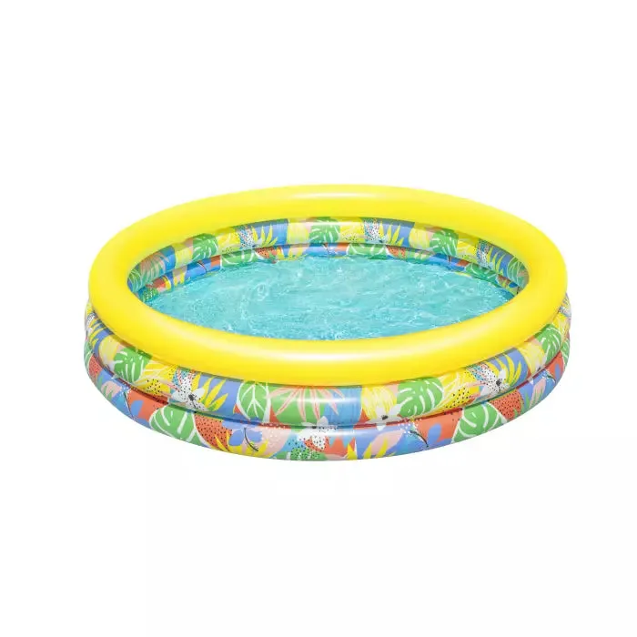 Bestway Φ66" X H15"/Φ1.68M X H38CM Floral Paradise Play Pool(Contents:1 pool, repair patch)