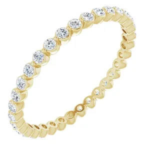 Bezel Diamond Eternity Band