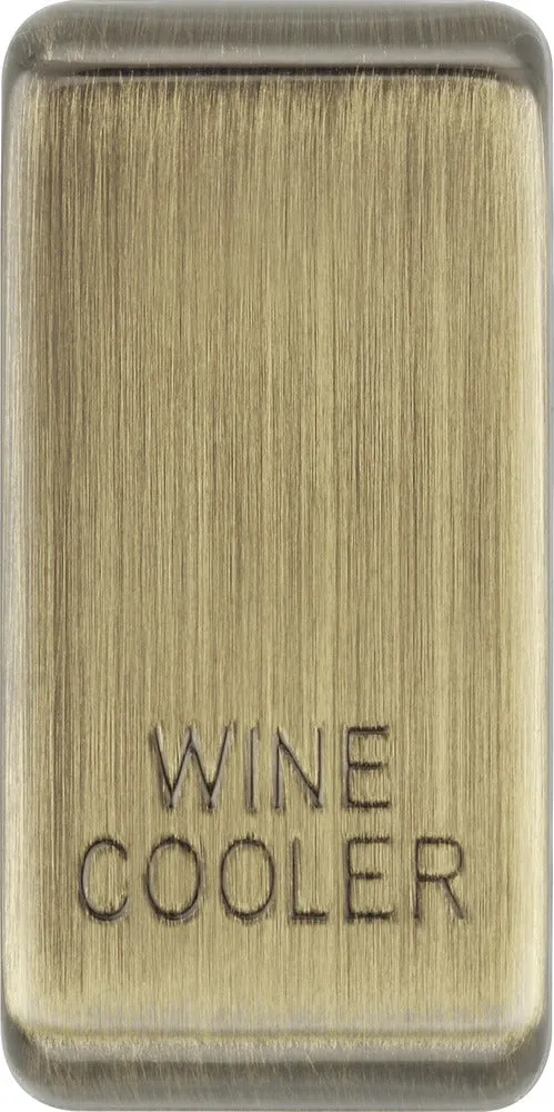 BG RRWCAB Nexus Grid Rocker Embossed (WINE COOLER) - Antique Brass