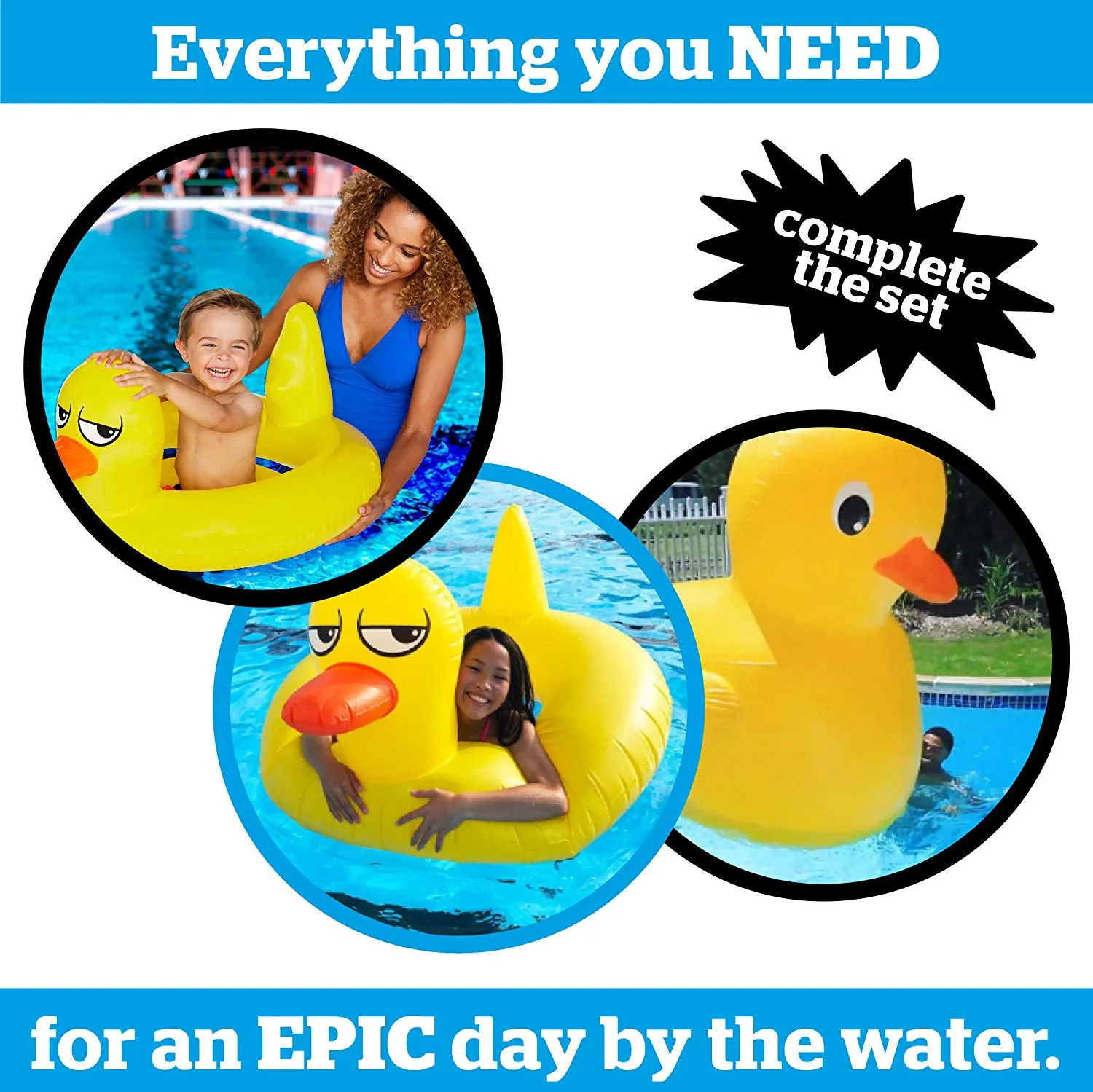 Bigmouth Inc - Giant Rubber Ducky Pool Float