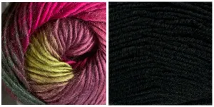 BLACK   CALLA LILY - Embossed Natura Hat KIT