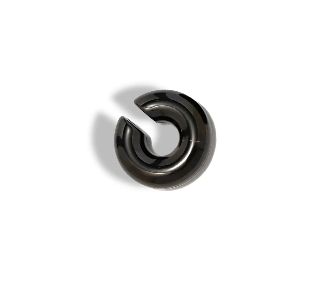 Black Chunky Ear Cuff